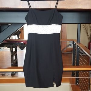Black and White cocktail dress